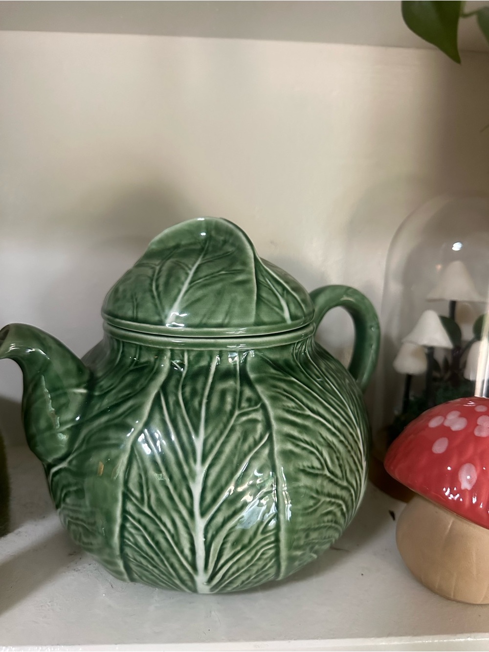 Bordallo Pinheiro cabbage teapot